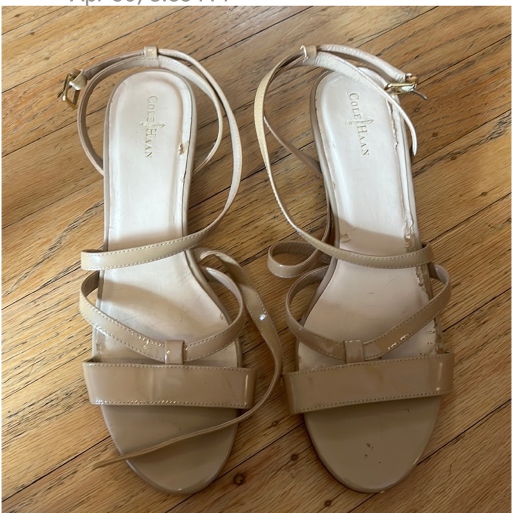 Cole Haan Tan Open Toe 10.5